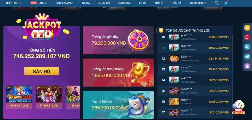 Bí quyết săn Nổ hũ jackpot giá trị lớn tại VT88
